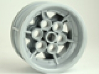 Wheel 43.2mm D. x 26mm Technic Racing Small, 3 Pin Holes, neues hellgrau neu