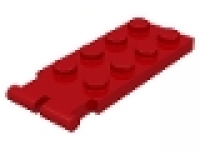 Scharnierplatte (oben) 2x4x0.33 rot