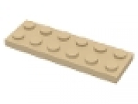 Lego Platte 2x6 tan / beige