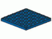 Platte 6x6 blau 3958 neu