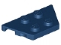 Flügelplatte 2 x 4 dunkelblau