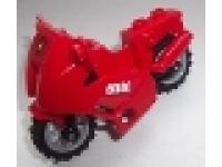 Motorrad mit Vollverkleidung rot, 52035c02pb09, Feuerwehr