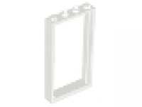 Fensterrahmen 1 x 4 x 6 weiß 60596 mit Glas tr klar, neu