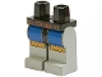 Lego Beine grau, 970c09pb01