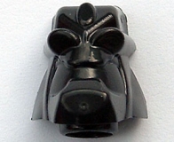 Minifig Bionicle Kopf "Piraka Reidak" schwarz, x1814 neu