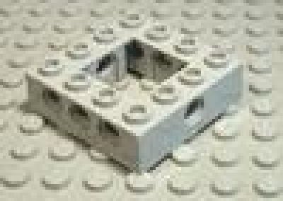 Lego Technik Lochbalkenrahmen 4 x 4 neues hellgrau neu