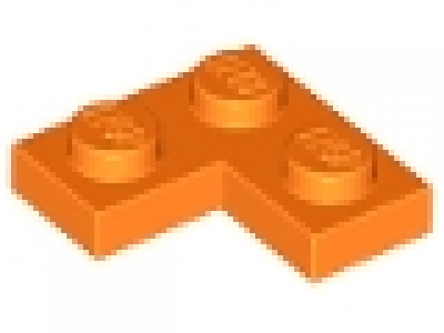 Winkelplatte ( Corner) 2 x 2 x 0,33 orange 2420