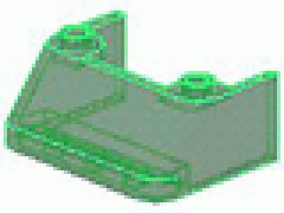 Frontscheibe 3x4x1.33 tr grün