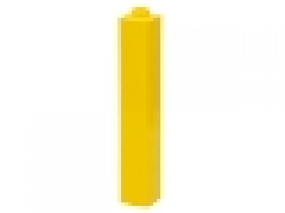 Säulenstein 1x1x5 gelb