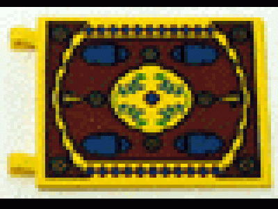 Fahne/ Flagge mit Clip 6 x 4 gelb