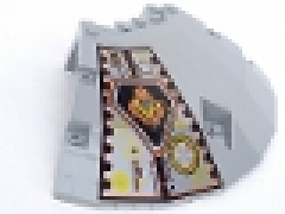 Spacepanel  30116pb01 mit Aufdruck links grau