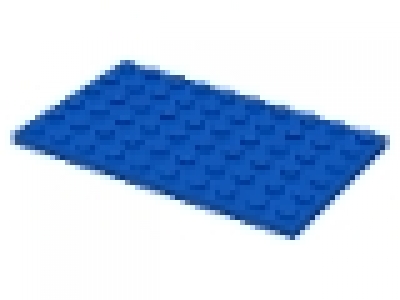 Platte 6x10 blau