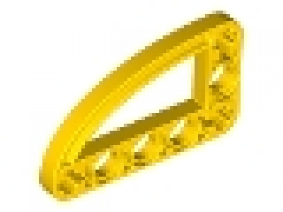 Lego Technic Liftarm (Vierteloval) 3x5 gelb