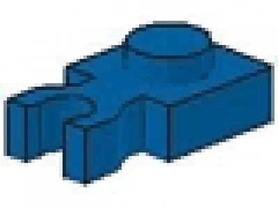 Platte mit vertikal Clip 4085 blau neu
