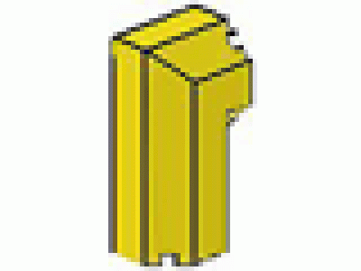 Octagon-Säulenwinkel 2x2x3.33 gelb