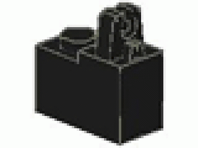 Lego Gelenkstein II (Vater) 1x2x1 schwarz