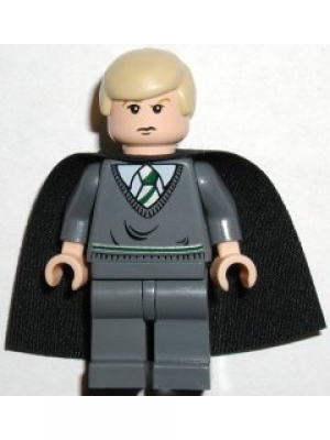 Draco Malfoy in Schuluniform + schw. Umhang