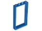 Preview: Türrahmen blau mit Glastür tr blau 1x4x6 , 60596