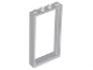 Preview: Fensterrahmen 1 x 4 x 6 neues hellgrau mit Gitter 92589 pearl dunkelgrau