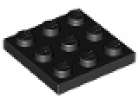Lego Platte 3 x 3 schwarz, 11212 neu