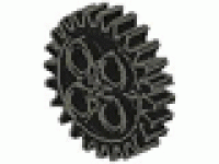 Lego Technic Zahnrad 24 Zähne schwarz