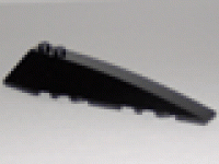 Keilstein 50956 abgeschrägt 10 x 3 schwarz, rechts