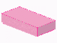 Lego Fliesen  3069b pink 1 x 2 neu