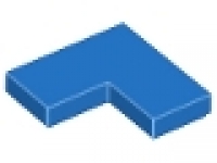 Lego Fliesen 2 x 2 corner 14719, blau