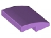 Slope, Curved 2 x 2 lavender, 15068