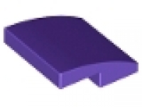 Slope curved 2 x 2 lila 15068