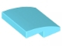 Slope curved 2 x 2 mittelazure