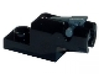 Projectile Launcher, 1 x 2 Mini Blaster / Shooter with Dark Bluish Gray Trigger (15403 / 15392) schwarz