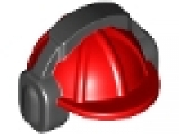 Bauhelm mit Gehörschutz 18899pb01 rot
