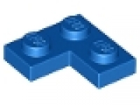 Winkelplatte ( Corner) 2 x 2 x 0,33 blau 2420,