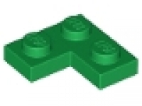 Winkelplatte ( Corner) 2 x 2 x 0,33  grün 2420