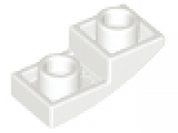 LEGO Schrägstein invers 2 x 1 x 2/3 weiß, 24201