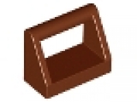 Fliese mit Griff 2432 rotbraun 1 x 2