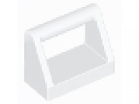 Lego Schnäppchen 20 x Fliese mit Griff 2432  weiß 1 x 2