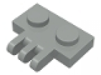 Scharnierplatte  1x2x0.33 altes hellgrau 2452