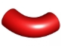 Rundstein Bogen 1 x 1 rot  neu