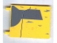 Fahne/ Flagge mit Clip 6 x 4 gelb 2525pb003