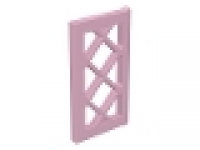 Fenstergittereinsatz für 1x4x3-Fenster pink