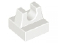 Lego Fliese 1 x 1 mit Clip weiß 2555 neu
