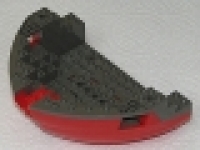 Schiffsrumpfsegment 16 x 12 grau/rot, Bug  2557c04