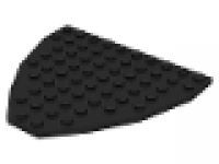 Bugplatte für Boote  9 x 10 schwarz 2621