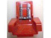 Lego Technic Sitz rot mit Aufdruck