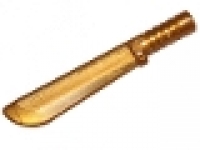 Minifigure, Weapon Machete, pearl gold