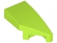 LEGO Wedge 2 x 1 x 2/3 Right, lime