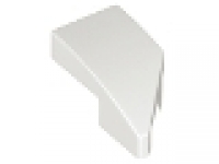 LEGO Wedge 2 x 1 x 2/3 Left, weiß