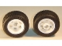 4 x Reifen mit Felge weiß 2994c01 ( 4 Stück)